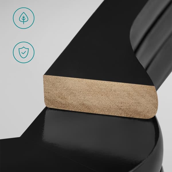 Cintres en bois noir