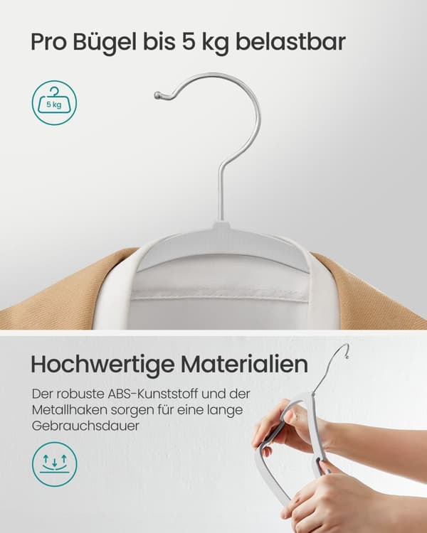Kludbøjler plastsæt på 30 med roterende kroge grå