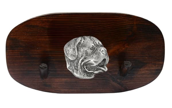 Bordeaux Dog, Dogue de Bordeaux, Ranskanmastiffi - tarvikkeet ripustin, mitaliripustin koiran kanssa, Art-Dog avainkoukut