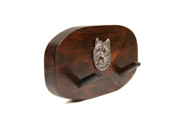 Cairn Terrier - tillbehörshängare, medaljhängare med hund, nyckelkrokar av Art-Dog