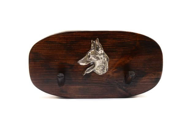 Malinois Belgian Shepherd - tilbehørsbøjle, medaljebøjle med hund, nøglekroge fra Art-Dog