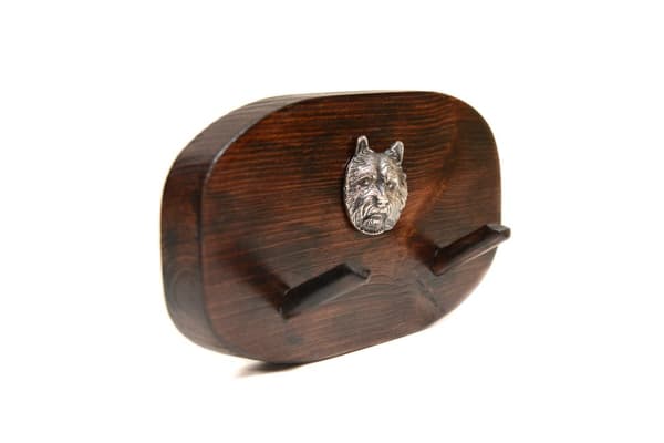 Norwich Terrier - tilbehørsbøjle, medaljebøjle med hund, nøglekroge fra Art-Dog