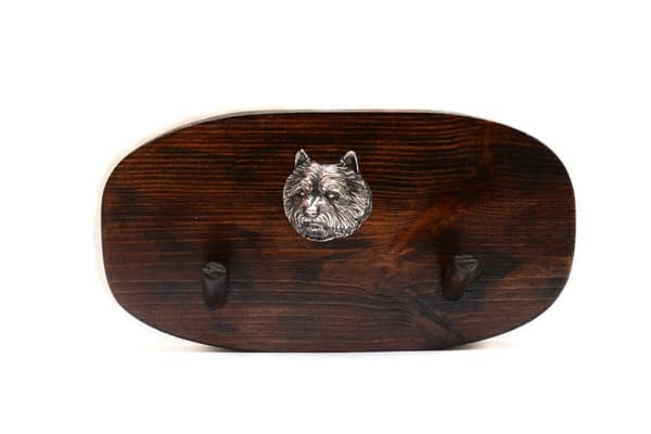 Norwich Terrier - tarvikeripustin, mitaliripustin koiran kanssa, Art-Dogin avainkoukut