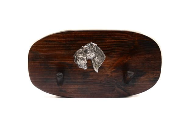 Kerry Blue Terrier, Irish Blue Terrier I - tilbehørsbøjle, medaljebøjle med hund, nøglekroge fra Art-Dog