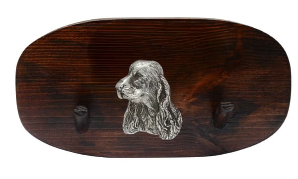 Engelsk Cocker Spaniel - tilbehørsbøjle, medaljebøjle med hund, nøglekroge fra Art-Dog