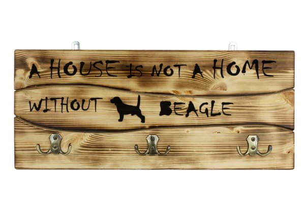Beagle - bøjle med hund, medaljeudstilling, boligdekoration af Art-Dog
