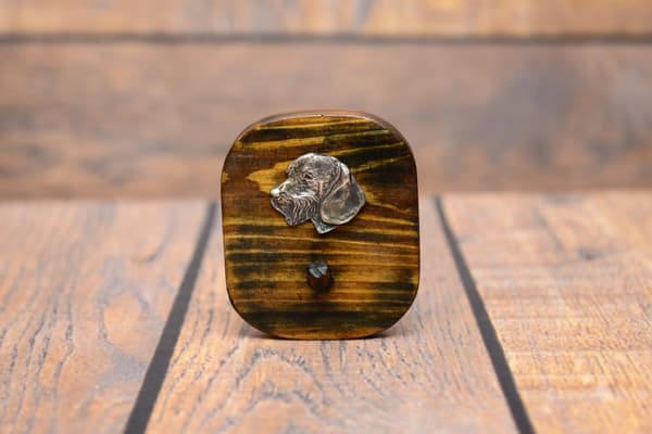 Gravhund III - bøjle i snor, bøjle til hundemedalje, nøglekrog fra Art-Dog