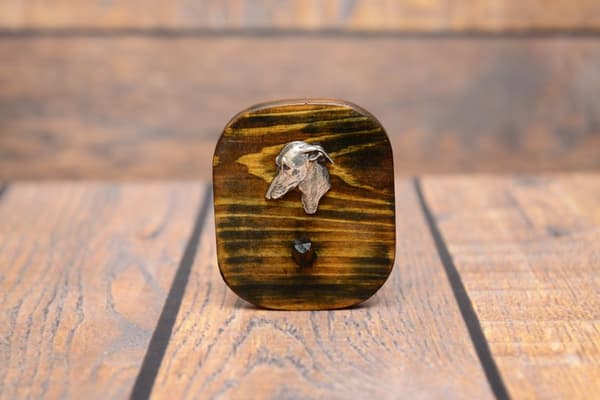 Italiensk Greyhound, Italiensk Greyhound - snorophæng, hundemedaljeophæng, Art-Dog nøglekrog
