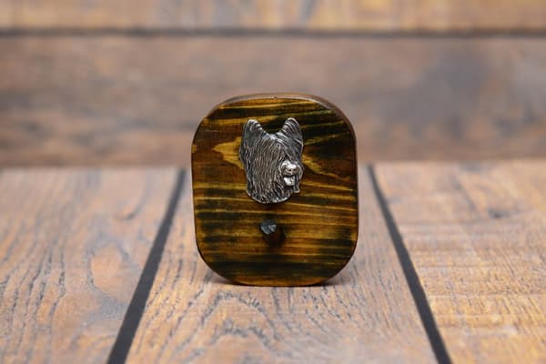French Shepherd Briard, Berger de Brie - bøjle i snor, bøjle til hundemedalje, nøglekrog fra Art-Dog