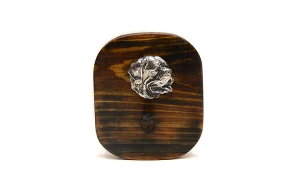 Bordeaux Dog, Dogue de Bordeaux, French Mastiff I - snoreophæng, medaljeophæng med hund, Art-Dog nøglekrog