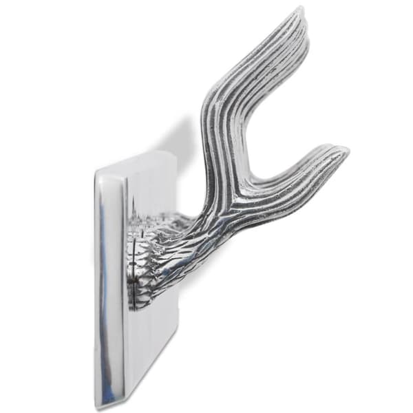Klädkrokar av aluminium Hatt/slips Silver