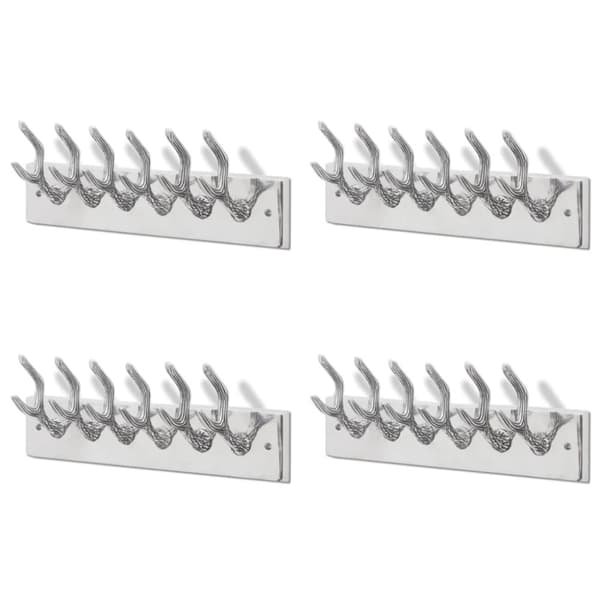 Kroklist 4 st silver aluminium
