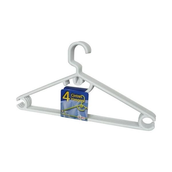 LAGUELLE Paket med 4 galgar - 41cm - Vit
