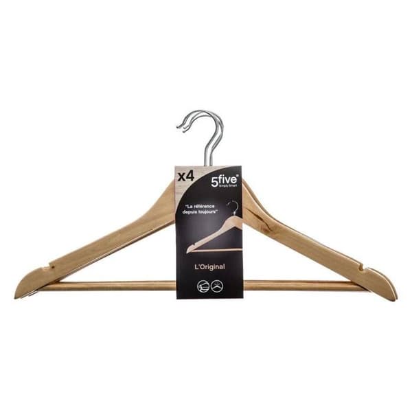 Trägalgar - FEM - Set om 4 - Beige - 45 cm - Kapptyp