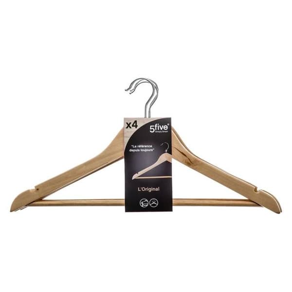 Trägalgar - FEM - Set om 4 - Beige - 45 cm - Kapptyp