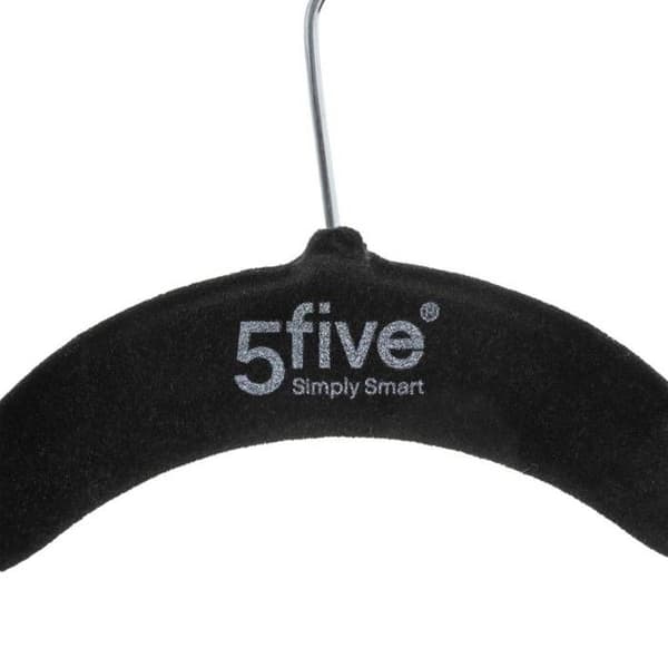 Byxor klämmor - FIVE - Paket med 2 - Svart filt - Nutida - ABS och nylon