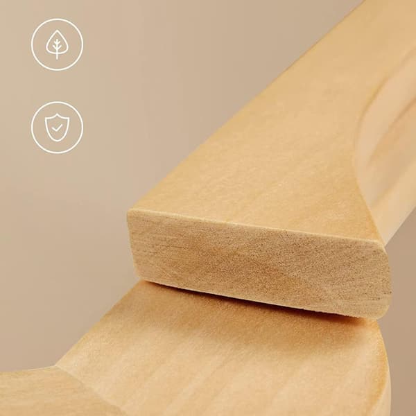 Klädhängare, SONGMICS CRW001-10, 44.5x23 cm, Natur