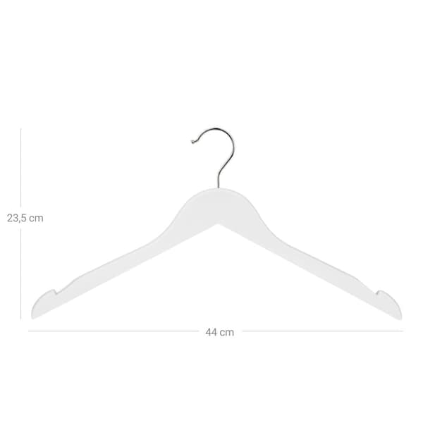 Klädhängare, SONGMICS, 44x1.2 cm, Vit