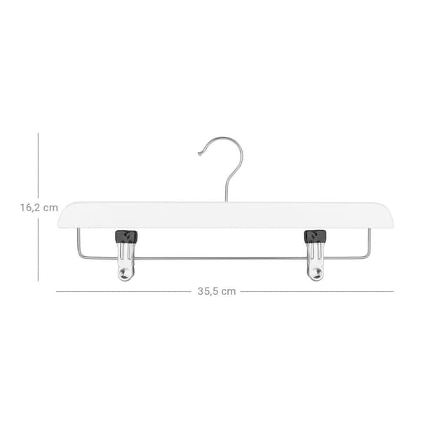 Buksebøjle, CRW008-8, 35,5 cm, Hvid