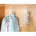 Miniatyrbild 2 av 4: TD® Vikbar hängare Resa Platssparande Byxor Baby Barn Multi Clip Kjol Scarf Flicka Flera Plast Garderob Kvinna Man