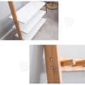 Miniatyrbild 3 av 4: CONFO® Klädhängare Väggmonterad klädhängare Flervåningsförvaring Hylla Vardagsrum Sovrum Nordisk minimalistisk Klädhängare Klädhängare på