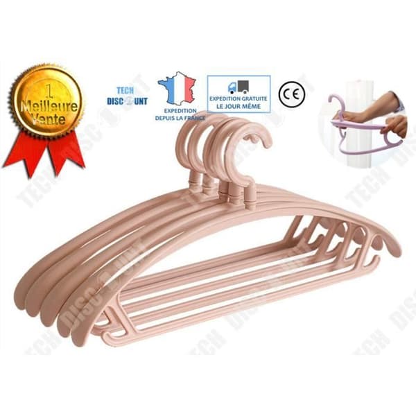 TD® Hanger babybyxor barn trä plast vuxen sammet platsbesparande halsduk kjol solid halkfri kostymskjorta