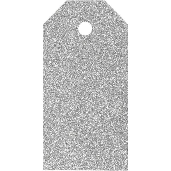 Hopean kimaltelevia lahjalappuja 5x10cm 15kpl