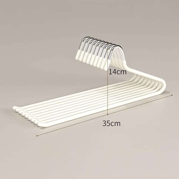5-Pack Galge/Byxgalgar i Metall, Klädhängare Platsbesparande Design, Öppna Krokar Organizer
