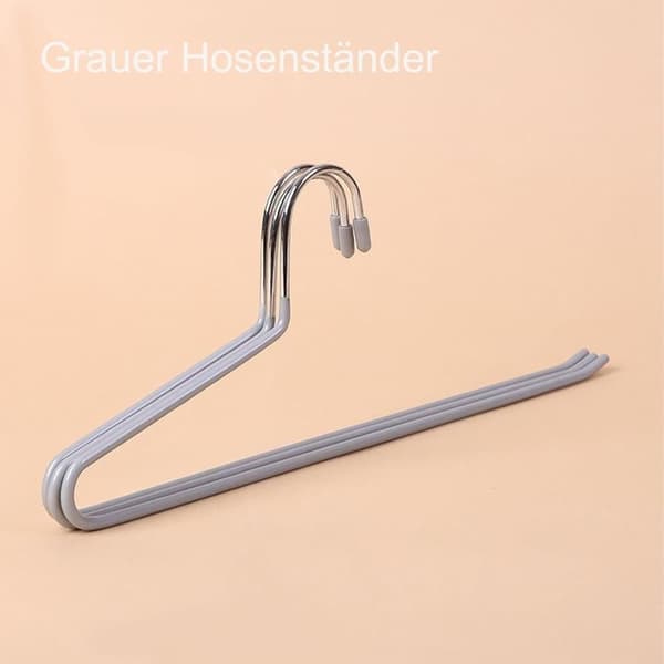 5-Pack Galge/Byxgalgar i Metall, Klädhängare Platsbesparande Design, Öppna Krokar Organizer