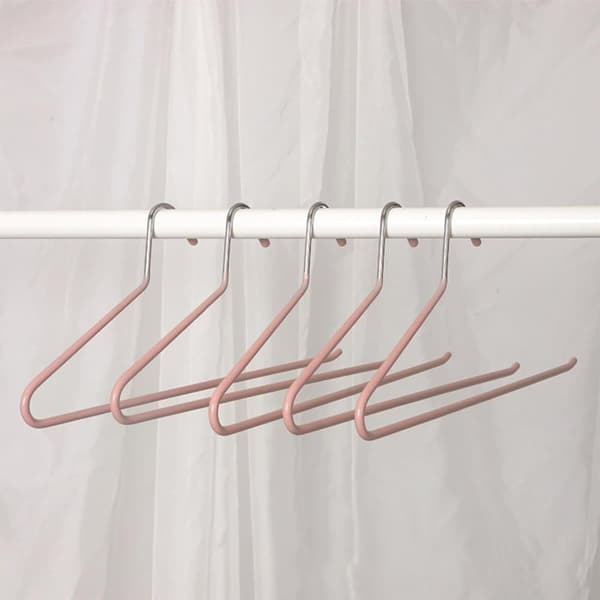 5-Pack Galge/Byxgalgar i Metall, Klädhängare Platsbesparande Design, Öppna Krokar Organizer