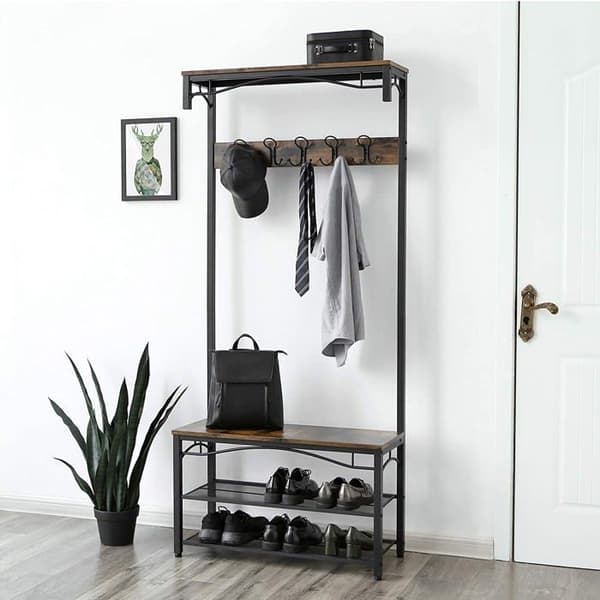 Klädhängare - OSKAR - HSR45BX - Rustik brunt - Metall - Unisex