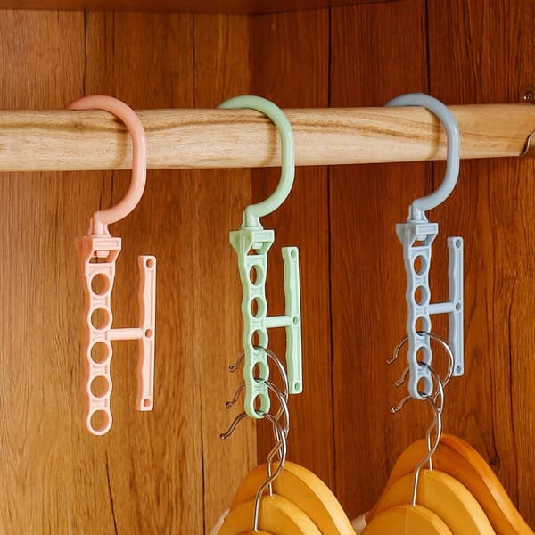 BØJLE til GARDEROBE GARDEROBE-organisator PINK skjorter