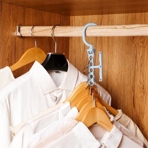 BØJLE til GARDEROBE GARDEROBE-organisator PINK skjorter