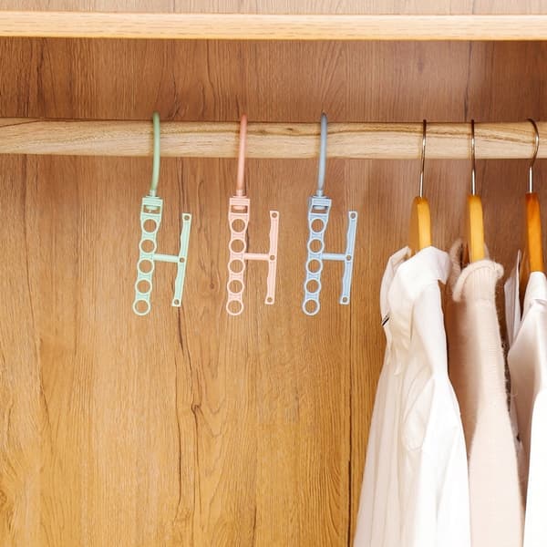 BØJLE til GARDEROBE GARDEROBE-organisator PINK skjorter