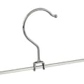 Miniatyrbild 6 av 6: Relaxdays Byxhängare i metall gummiklämmor set med 20 halkfria kjolar HxBxD: 9 x 35,5 x 2,5 cm, silver/svart