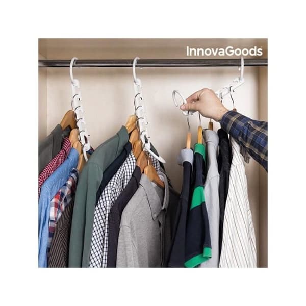 Hängarrangör för 40 InnovaGoods-kläder (24 stycken)