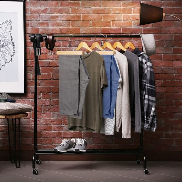 Relaxdays Byxklämma hängare 360 ° vridbar krok trä set med 12 filt kjol klämma HxBxD: 17 x 25 x 2,3 cm, naturlig