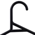 Miniatyrbild 6 av 6: Relaxdays Hangers set om 24, byxstång och skåra, återvunnen plast, förvaring, platsbesparande, svart