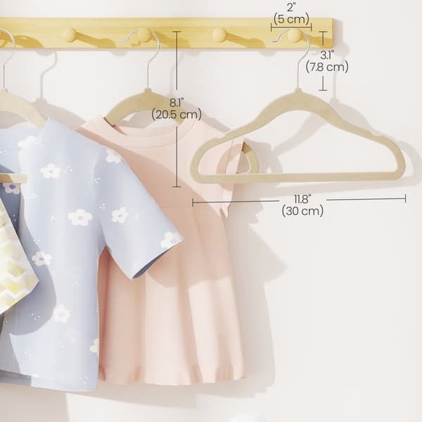 Barnhängare - uppsättning av 50 - 360 ° roterbar - Zandbeige