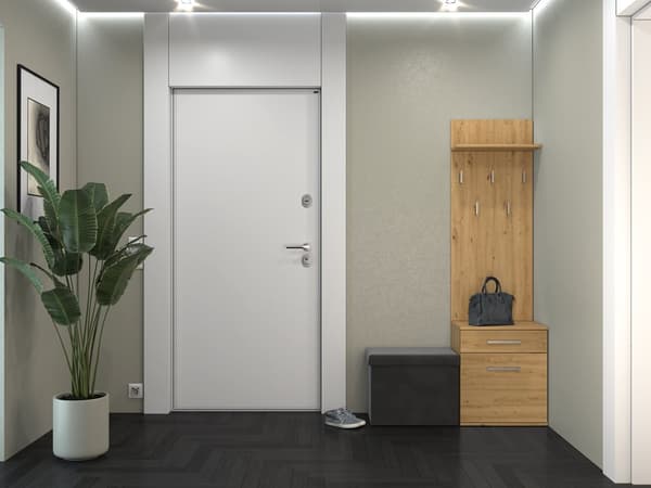 BØJLE + SKOSKAB DUO ARTISAN OAK 180x50x35 CM ENTRE TIL HJEM TIL KONTOR