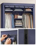 Miniatyrbillede 7 af 7: Stofgarderobe, sammenklappelig garderobe med bøjlestang