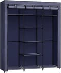 Miniatyrbillede 1 af 7: Stofgarderobe, sammenklappelig garderobe med bøjlestang
