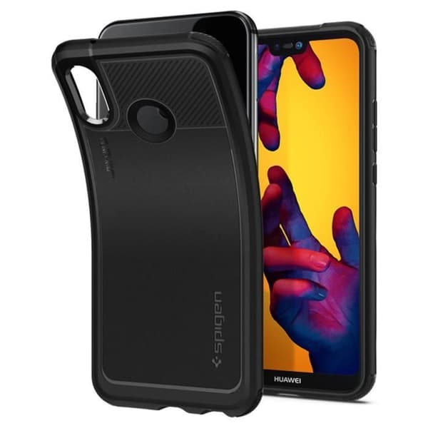 Spigen Marked Armor, Cover, Huawei, P20 Lite-Nova 3e, 14,8 cm (5,84"), Svart