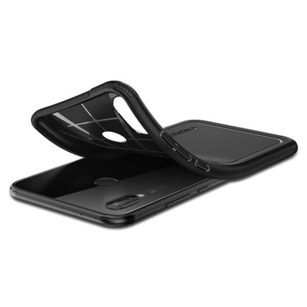 Spigen Marked Armor, Cover, Huawei, P20 Lite-Nova 3e, 14,8 cm (5,84"), Svart