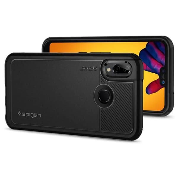Spigen Marked Armor, Cover, Huawei, P20 Lite-Nova 3e, 14,8 cm (5,84"), Svart