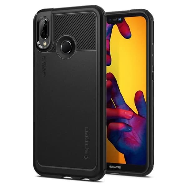 Spigen Marked Armor, Cover, Huawei, P20 Lite-Nova 3e, 14,8 cm (5,84"), Svart