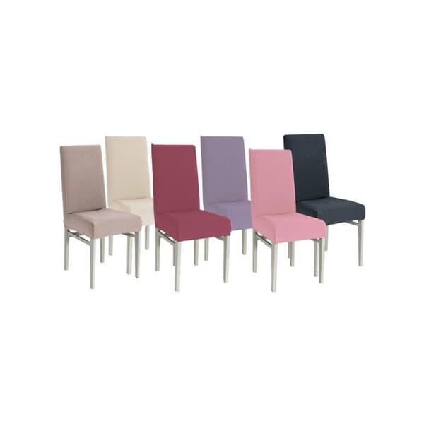 M'DECO - Set av Stolsöverdrag Förlängningsbart Färgglatt Rosa One Size