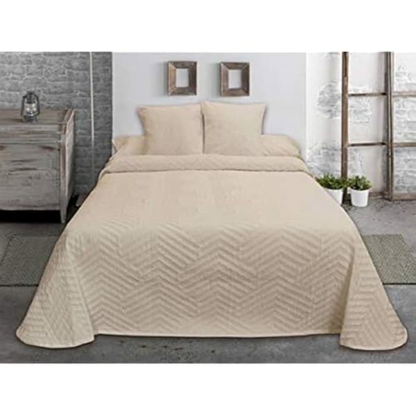 Bäddset - JAVIER LARRAINZAR - Mörkgrå - Cama 105 - Polycotton - Quiltad - Vår-sommarkollektion