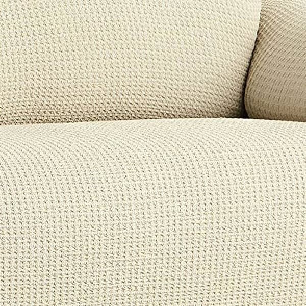 Komplett överdrag för relaxfåtölj - Belmarti - Bali - Multielastisk - Ivory colour C01 - Tvättbar textil