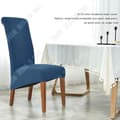 Miniatyrbild 2 av 4: TD® Home Hotel Utdragbar matstol Sleighback Stol Corn Flanell Högrygg stolsöverdrag